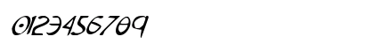 Tristram Condensed Italic Condensed Italic Numeric Preview