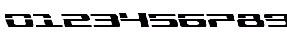 Troopers Expanded Leftalic Expanded Italic Numeric Preview