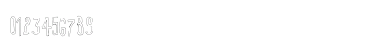 True 2Dt was created using FontCreator 6.5 from High-Logic.com Regular Numeric Preview