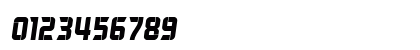 Trueborn Extended Italic Numeric Preview