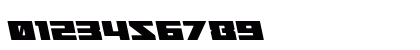 Turbo Charge Leftalic Italic Numeric Preview