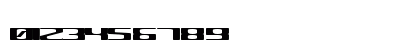 TypeTalkBold58 Bold Numeric Preview