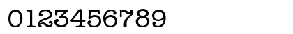 Typewriter Medium Numeric Preview