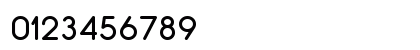 Typo Grotesk Rounded Regular Numeric Preview