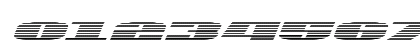 U.S.A. Gradient Italic Italic Preview