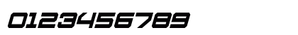 U.S.S. Dallas Condensed Italic Condensed Italic Numeric Preview