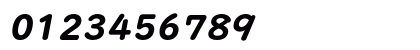 UDDigiKyoItalic Heavy Italic Numeric Preview