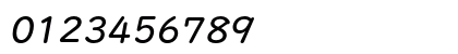 UDDigiKyoItalic Medium Italic Numeric Preview