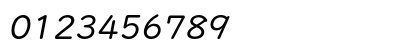 UDDigiKyoItalic Regular Italic Numeric Preview