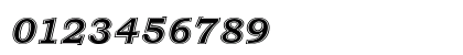 Univercity Regular Numeric Preview
