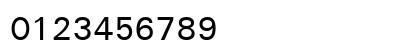 Univers Medium Numeric Preview