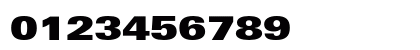 Univers LT W0493 Bold Numeric Preview