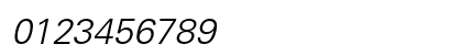 Univers 45 Light Oblique Preview