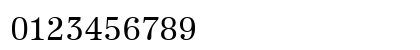 UrwAntiqua Regular Numeric Preview