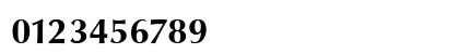 URWClassicoT Bold Numeric Preview