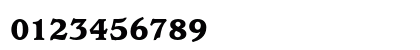 ITC Usherwood Std Black Numeric Preview