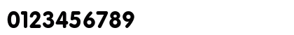 VAGRoundedStd-Bold Bold Numeric Preview