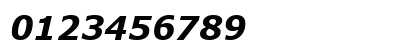 Verdana Bold Italic Preview