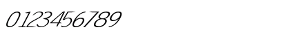 Verno Expanded Italic Numeric Preview