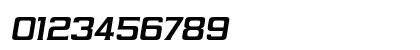 Vibrocentric Bold Italic Numeric Preview