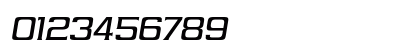 Vibrocentric Italic Numeric Preview