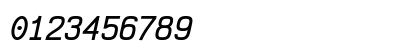 VictorMono Nerd Font Mono Italic Preview