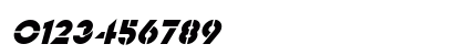 Videopac Italic Numeric Preview