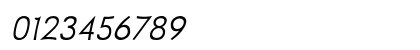 Voltagio Italic Numeric Preview