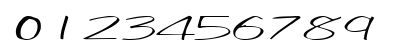 VooDooText Regular Numeric Preview