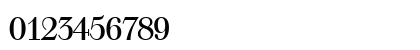 WalbaumDisplay Regular Numeric Preview