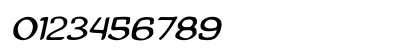 Wandoval Italic Numeric Preview