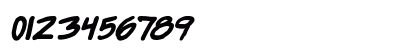 Webcomic Bros Italic Numeric Preview