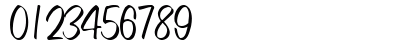 Well Regular Numeric Preview