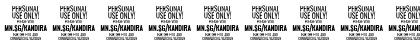Kandira PERSONAL Thin Italic Font