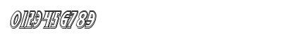 Wolf's Bane II Engraved Italic Italic Numeric Preview