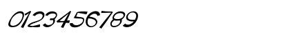 Wonkie Italic Numeric Preview