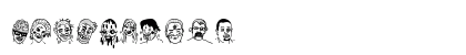 woodcutter people faces Regular Numeric Preview