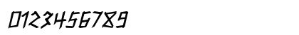Woodpile Italic Numeric Preview