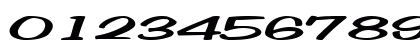 XanaduFont Regular Numeric Preview