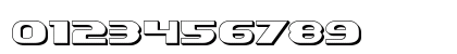Xcelsion Deep 3D Regular Numeric Preview