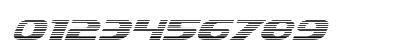 Xcelsion Gradient Italic Italic Numeric Preview