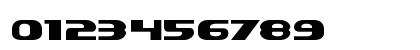 Xcelsion Regular Numeric Preview