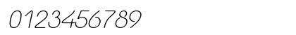 Yaahowu Light Italic Italic Preview