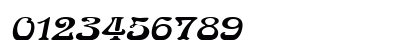 Yesternight Oblique Numeric Preview