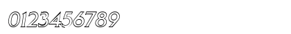 ZebuCaps Oblique Numeric Preview