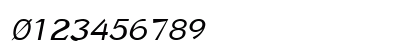 Ziegfeld Oblique Numeric Preview