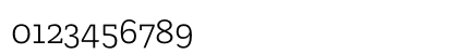 Zilla Slab Light Regular Numeric Preview