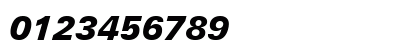 ZurichBlack Italic Preview