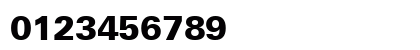 ZurichBlack Regular Numeric Preview