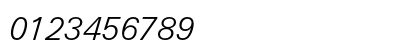 Zurich Light Italic Preview